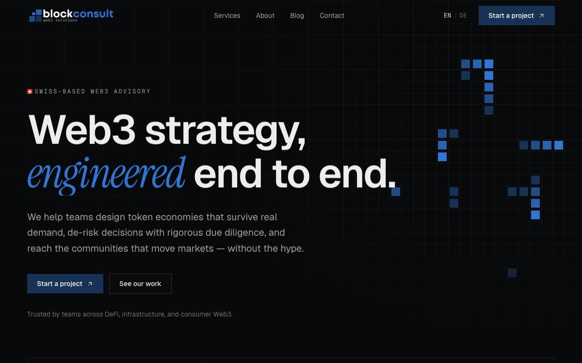 Block Consult website preview