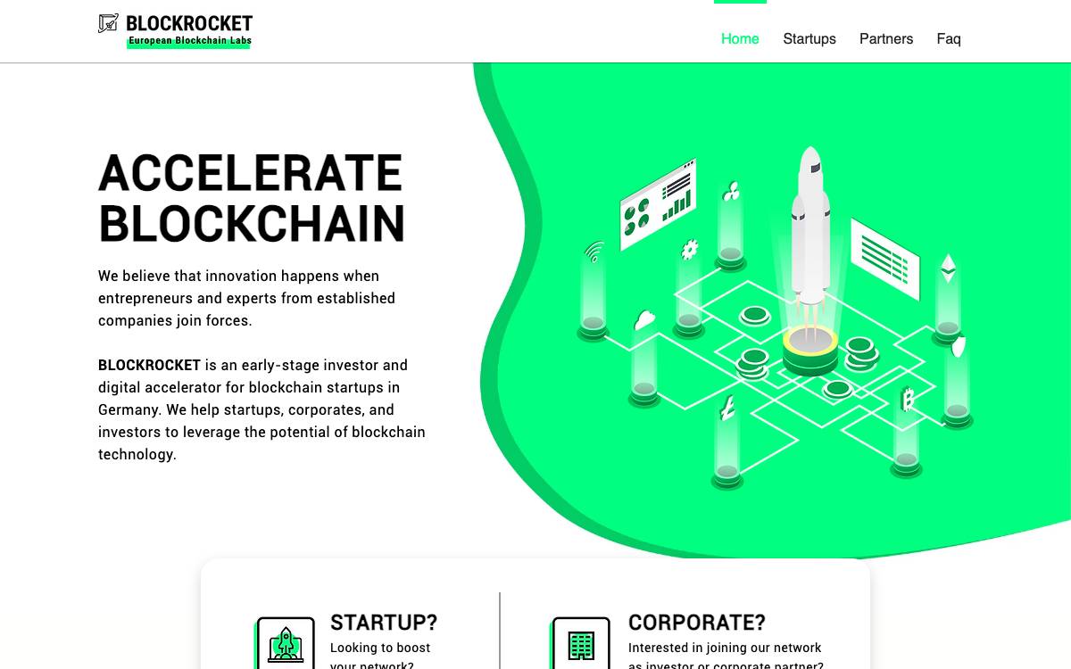 Blockrocket website preview
