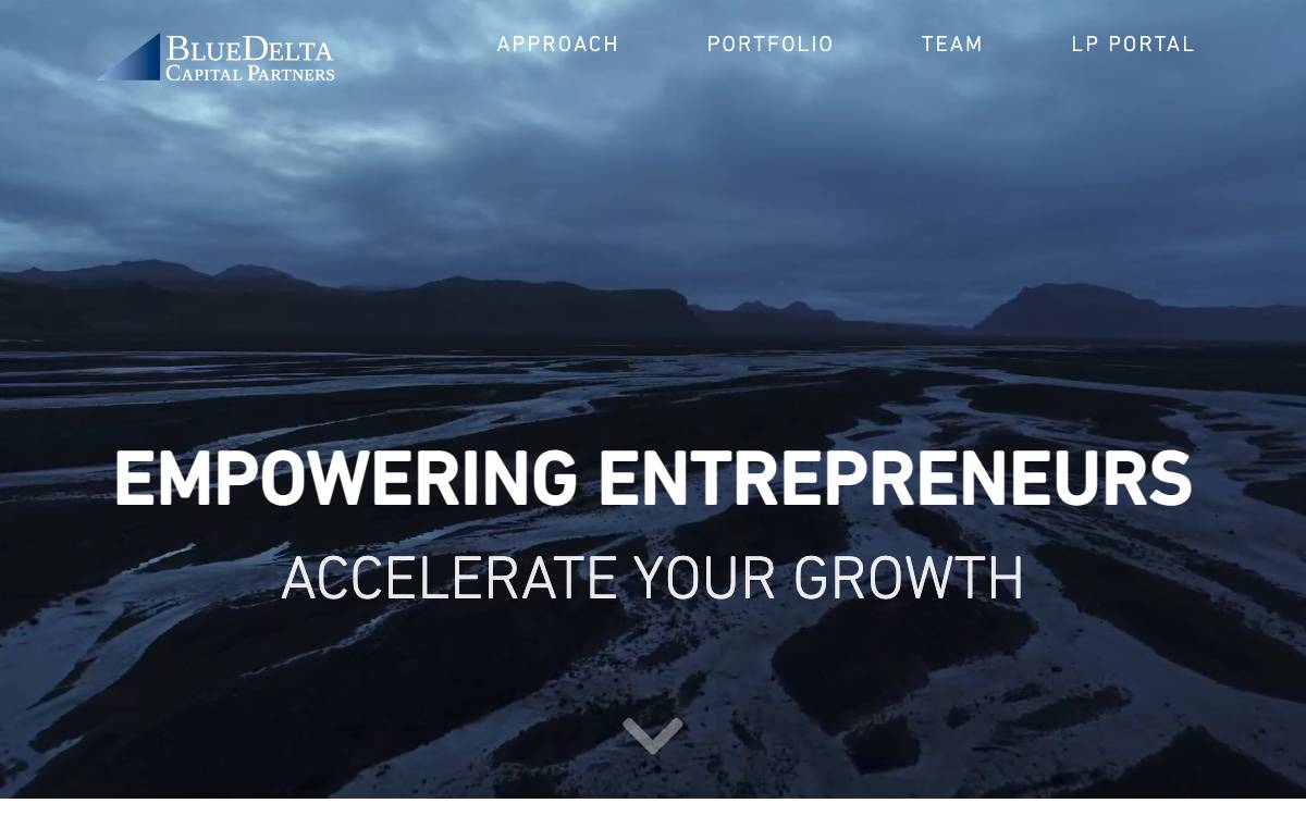 Blue Delta Capital website preview