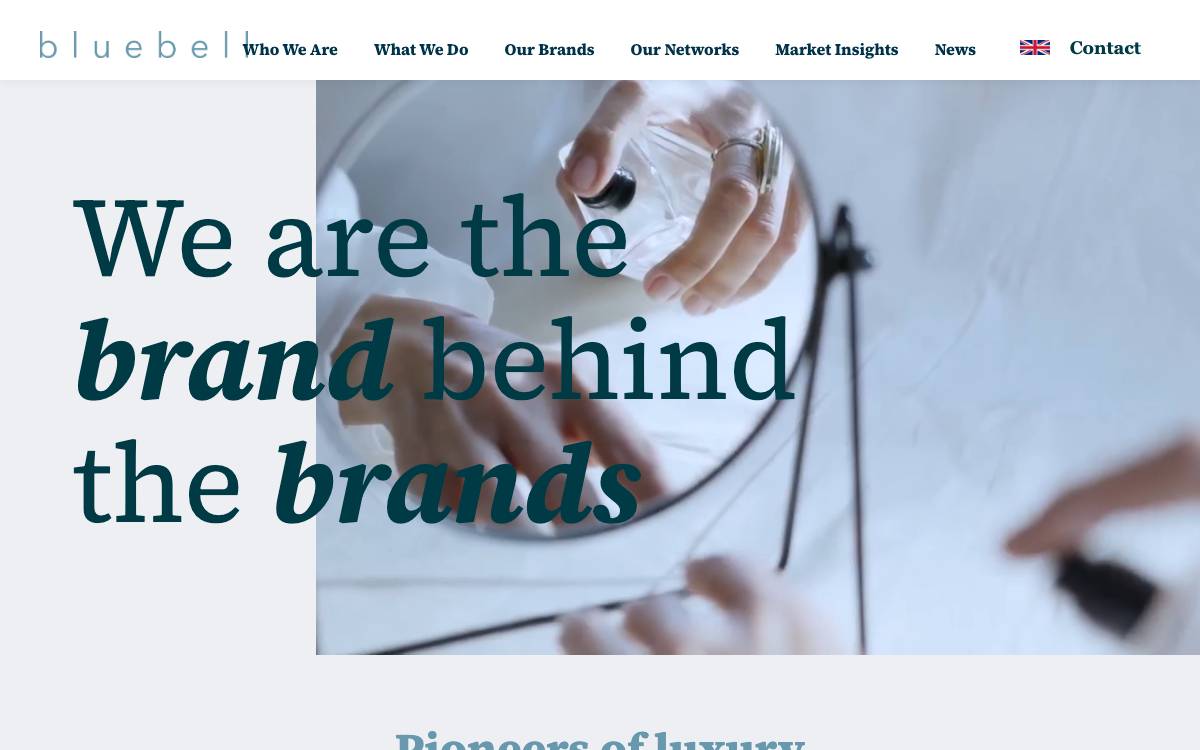 Bluebell website preview