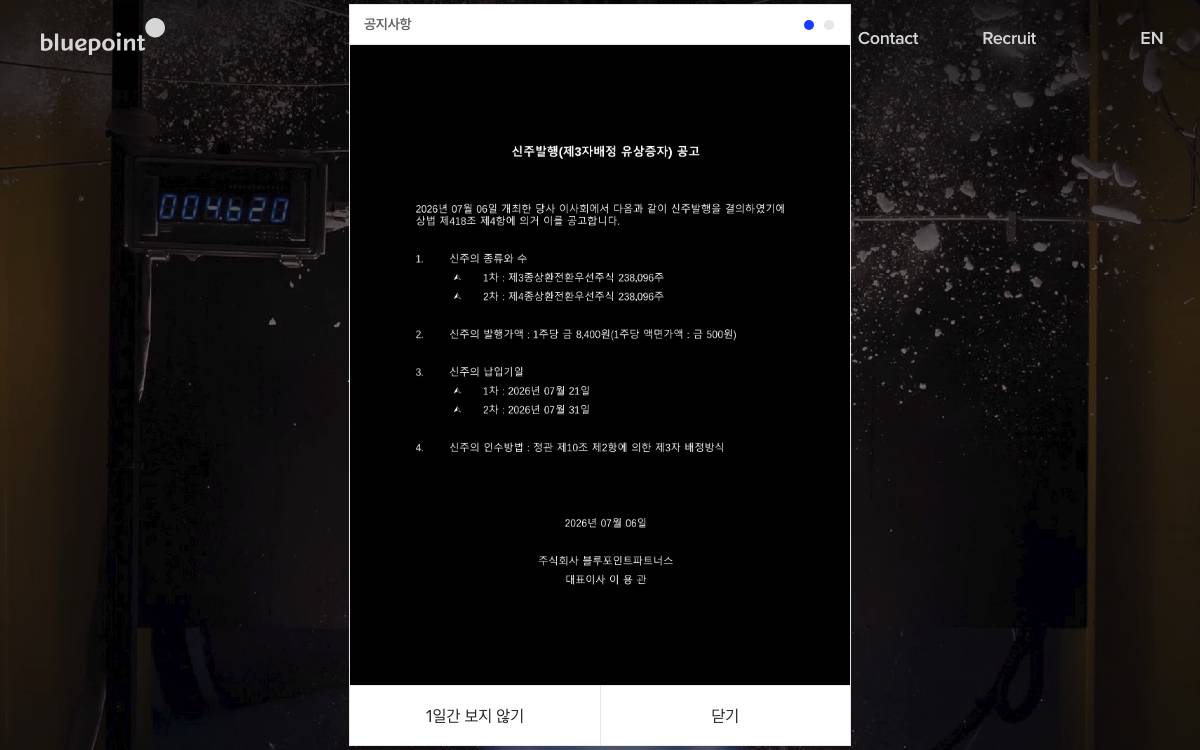 Bluepoint Partners website preview