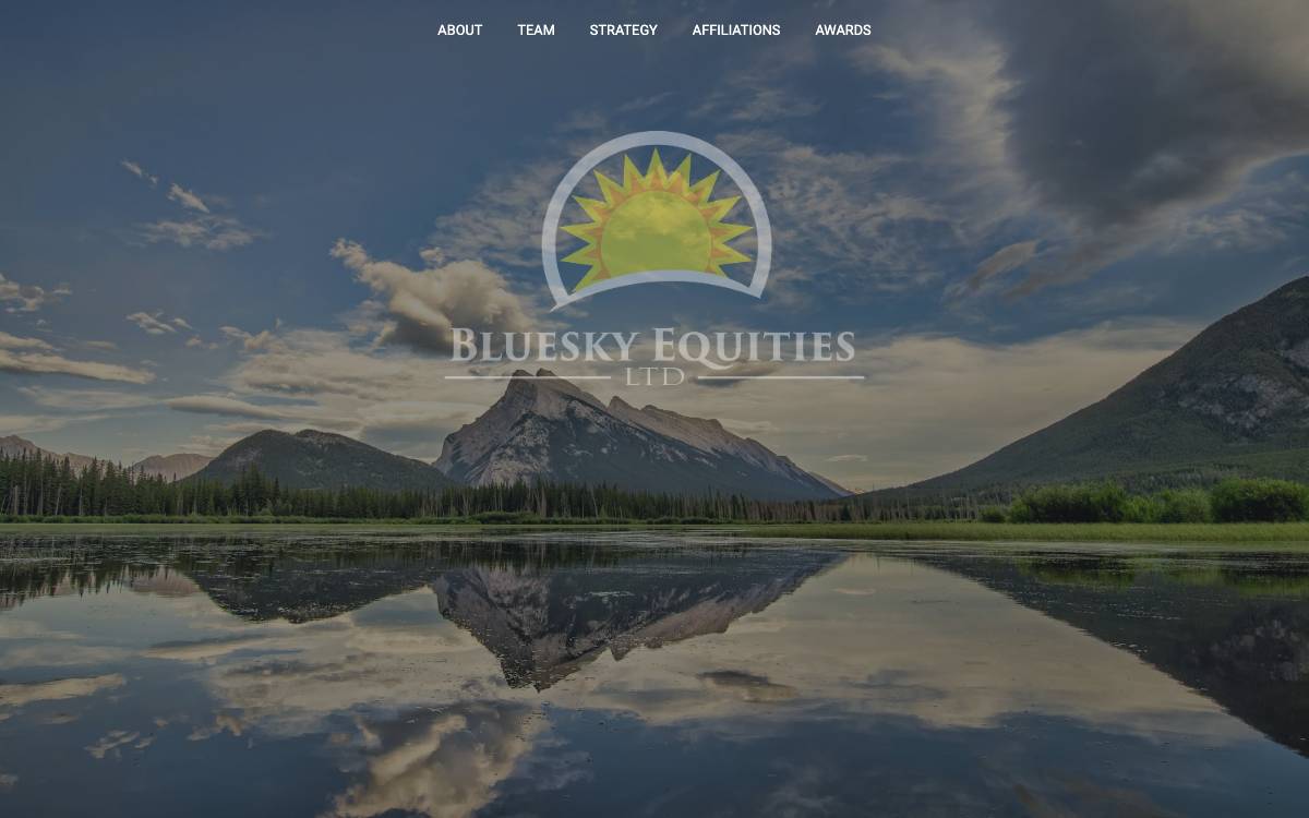 Bluesky Equities Ltd. website preview