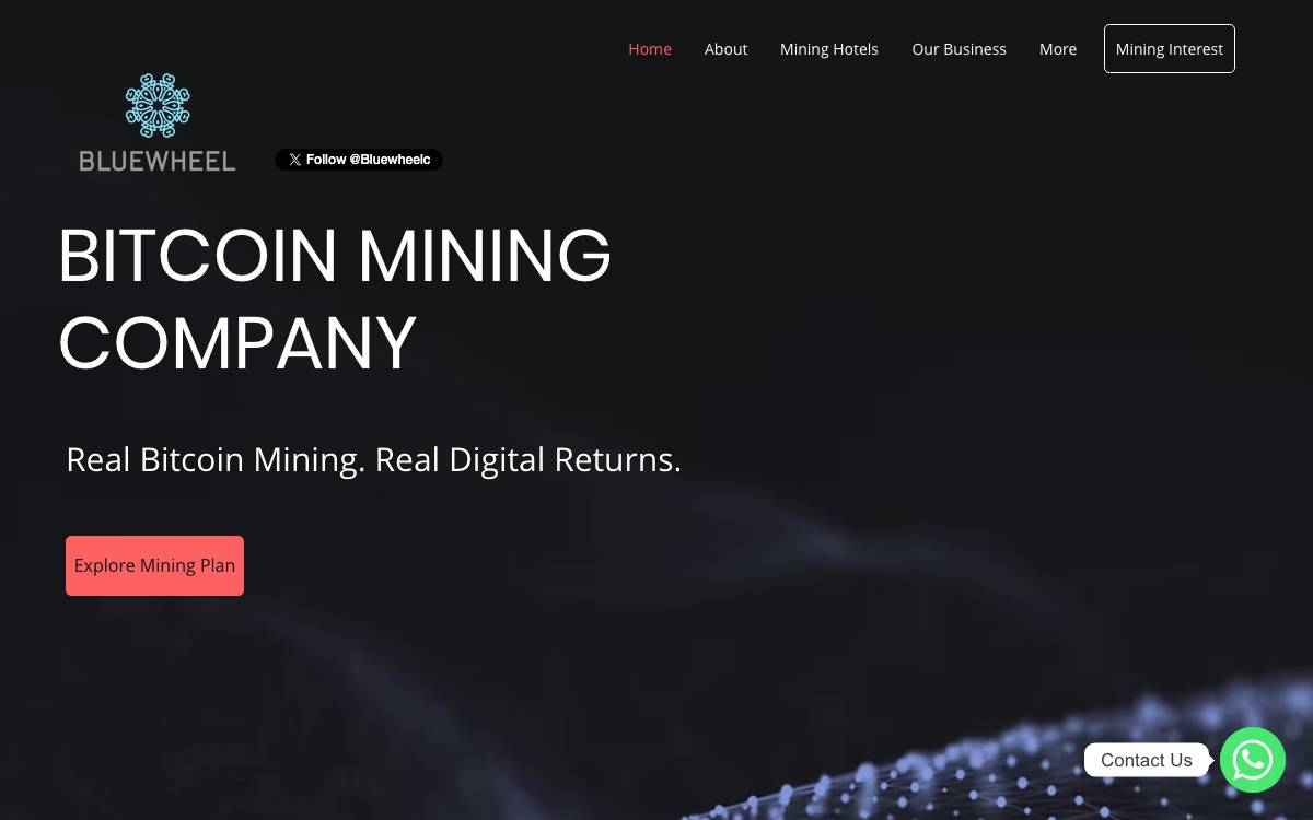 Bluewheel Capital website preview