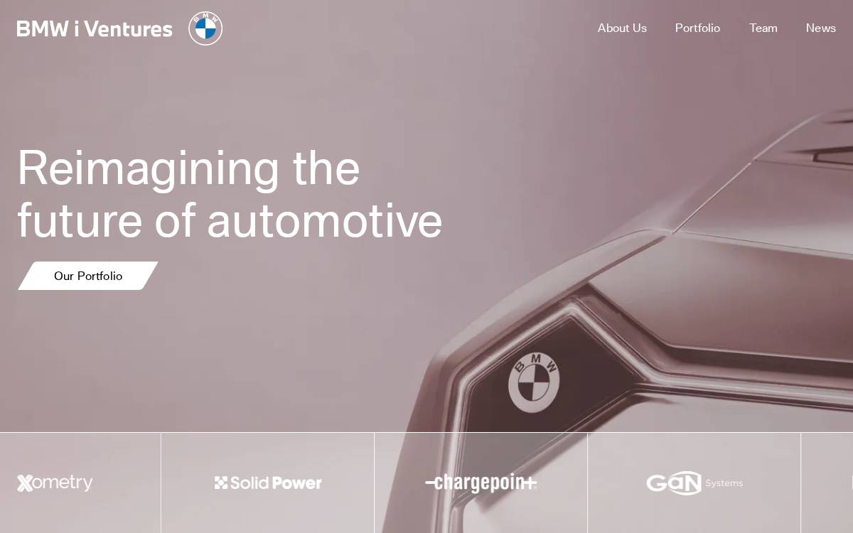 BMW i Ventures website preview