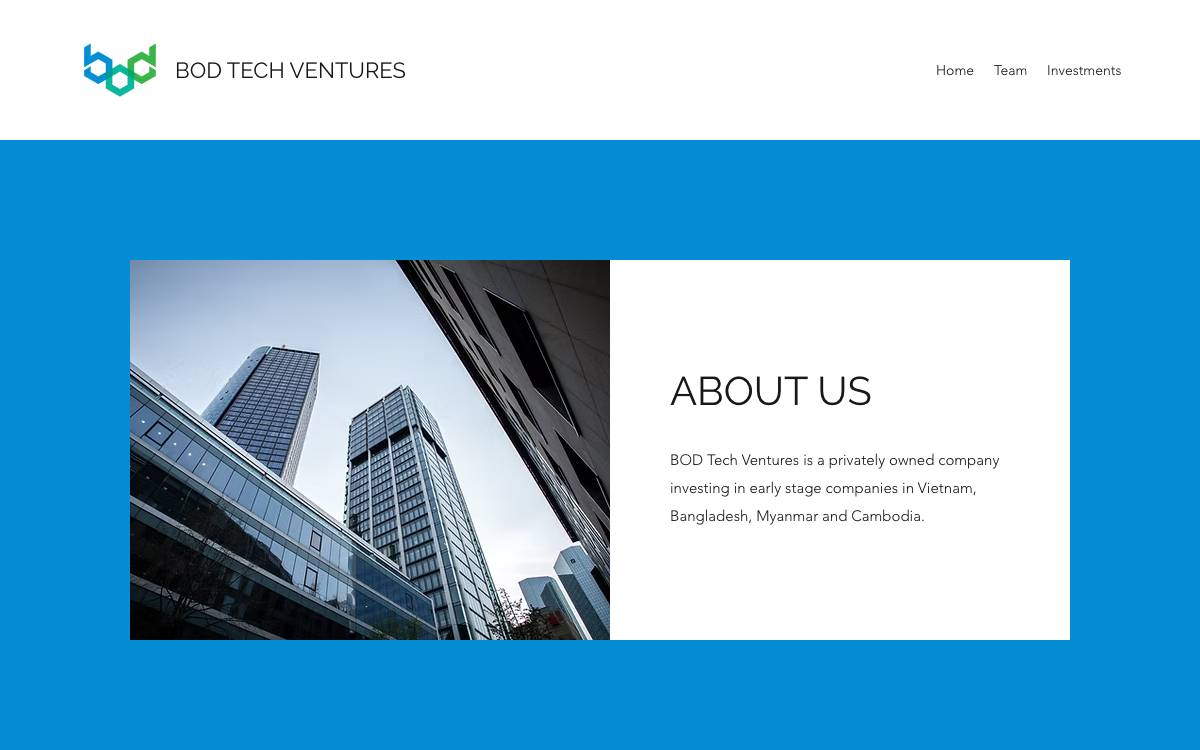 BOD TECH CO. website preview
