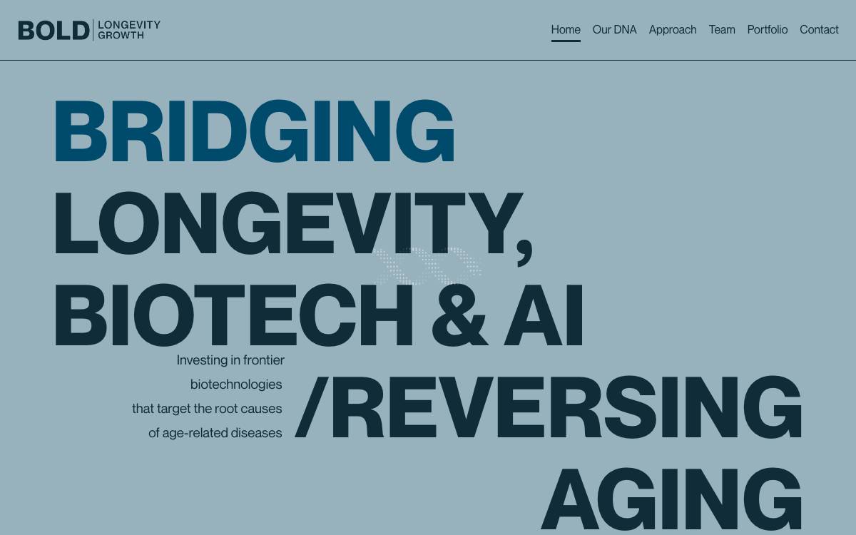 BOLD Longevity website preview