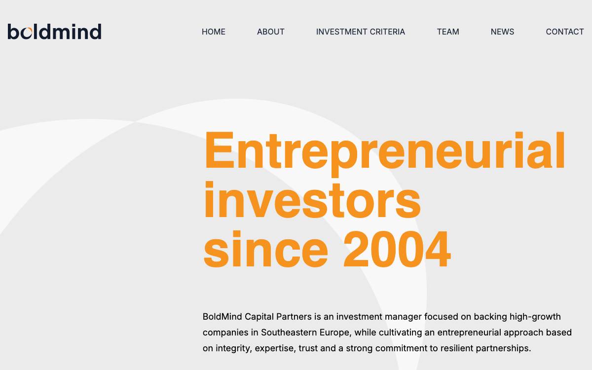 BoldMind Capital Partners website preview