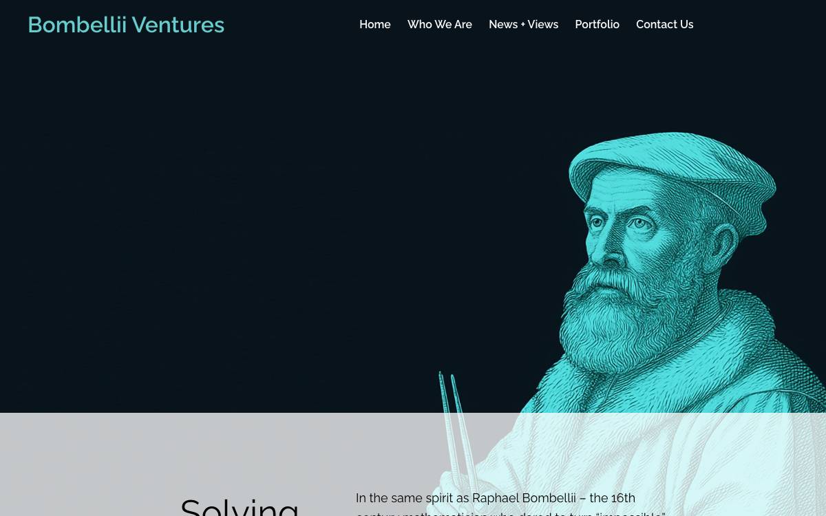 Bombellii Ventures website preview