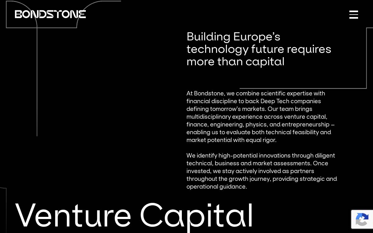 Bondstone Ventures website preview