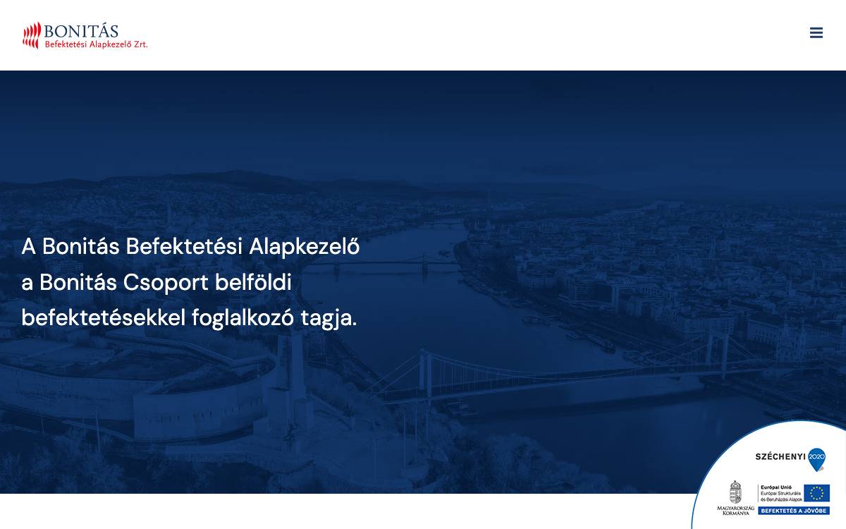 Bonitás Ventures website preview