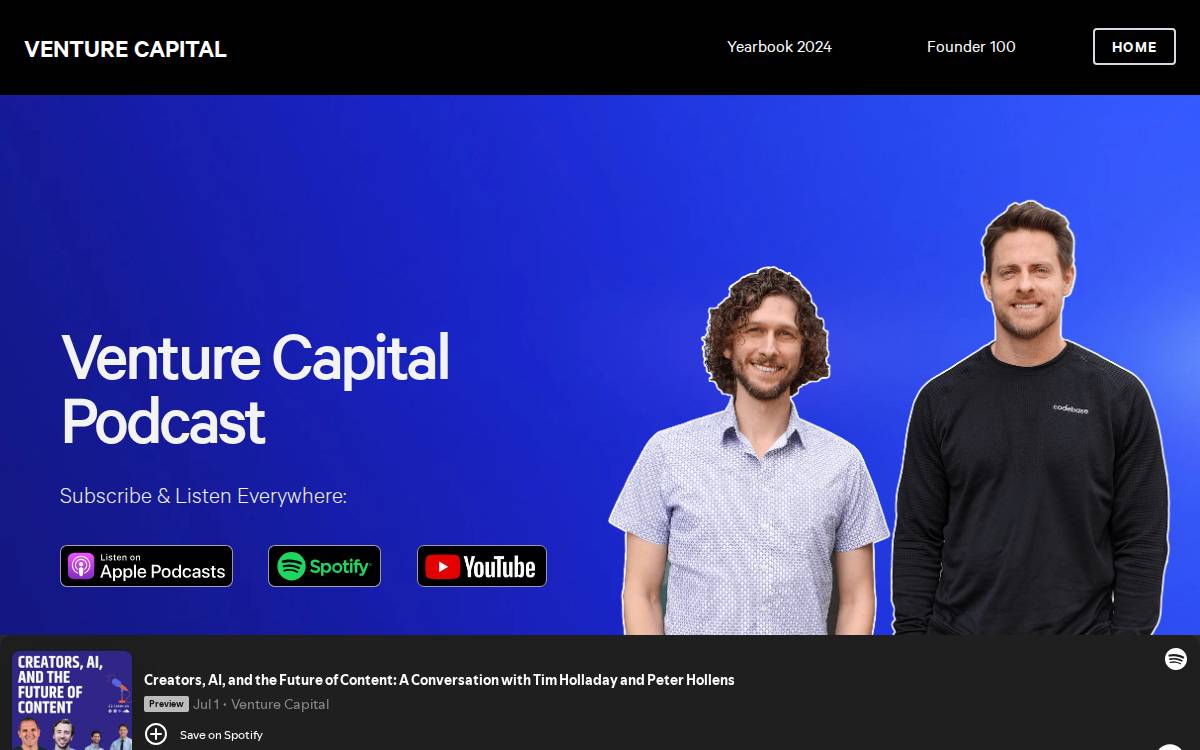 BoomStartup website preview