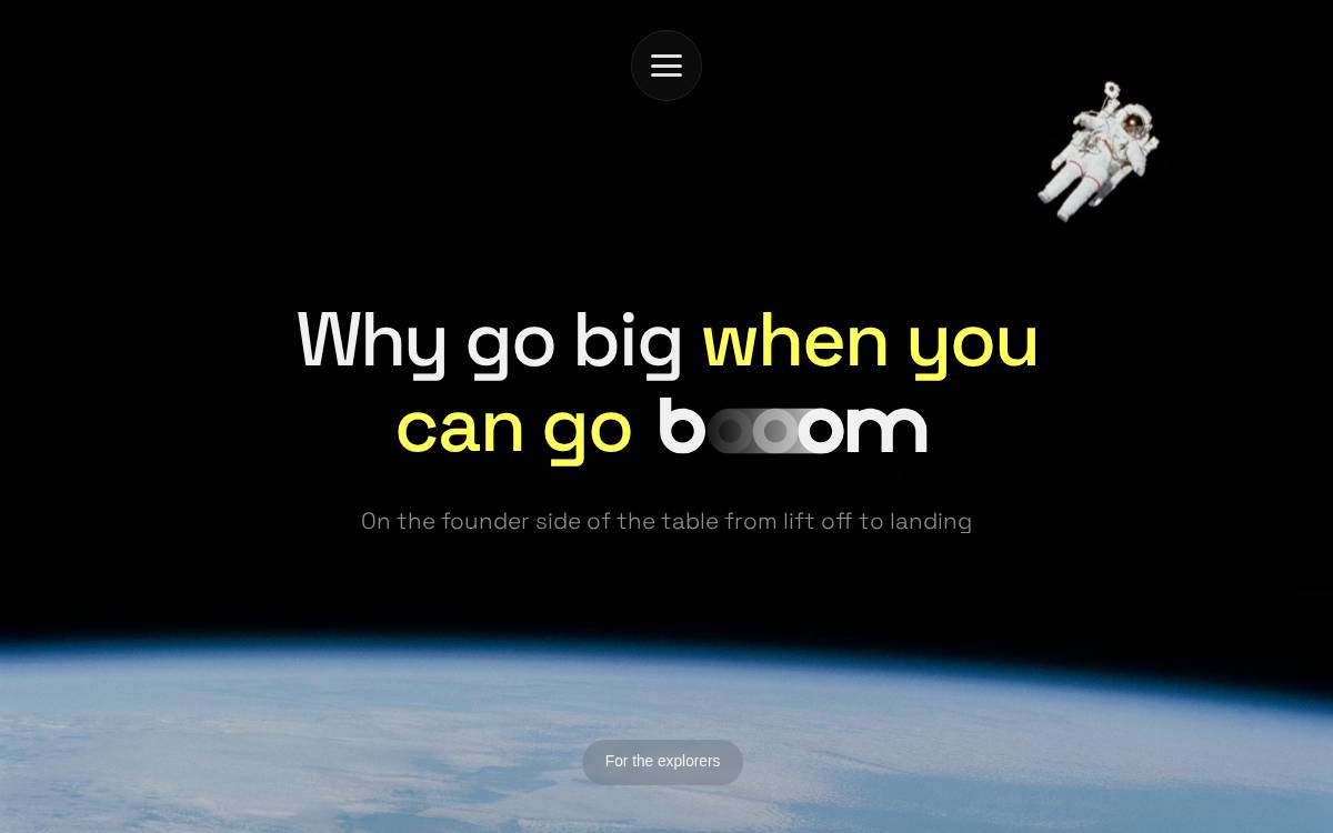BOOOM website preview