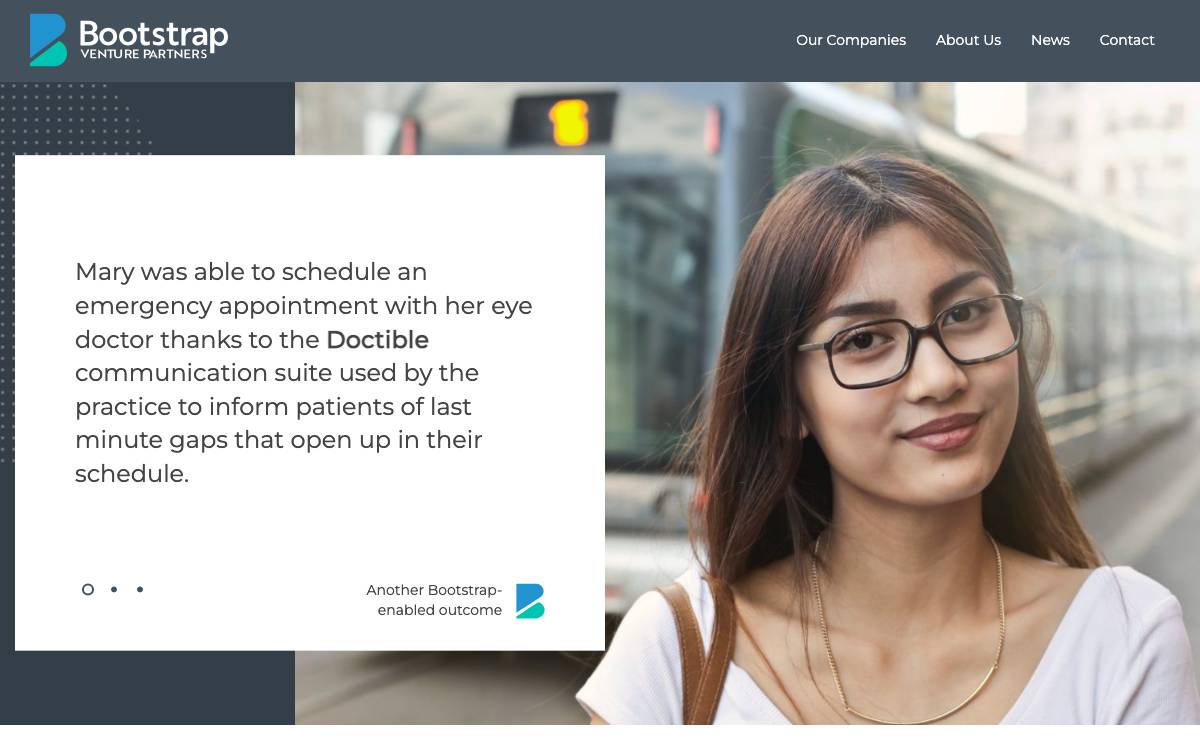 Bootstrap Venture Partners website preview