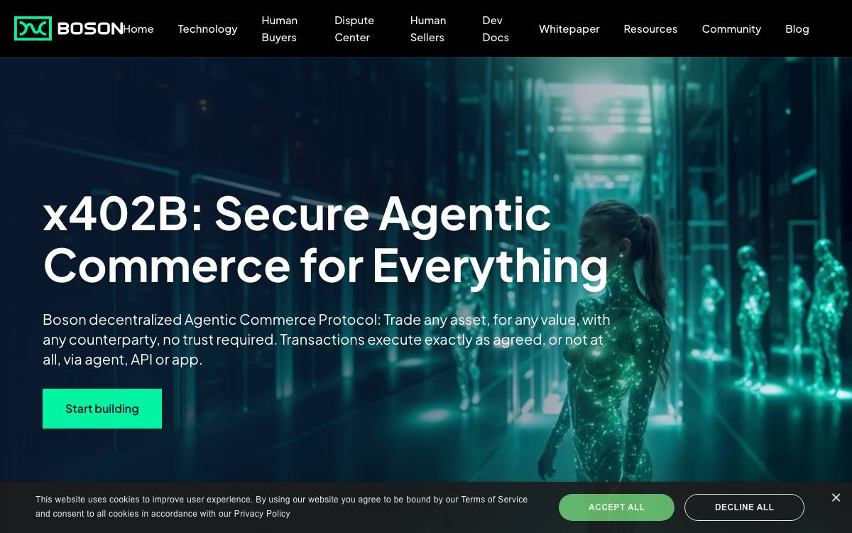 Boson Protocol website preview