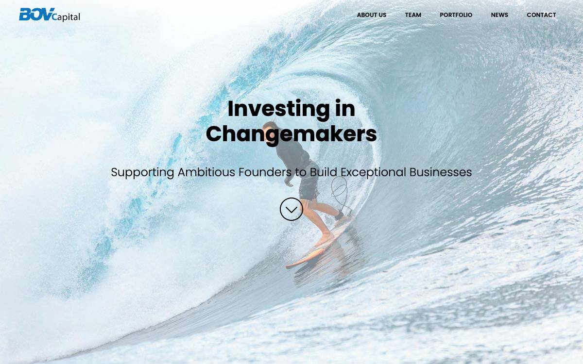 BOV Capital website preview