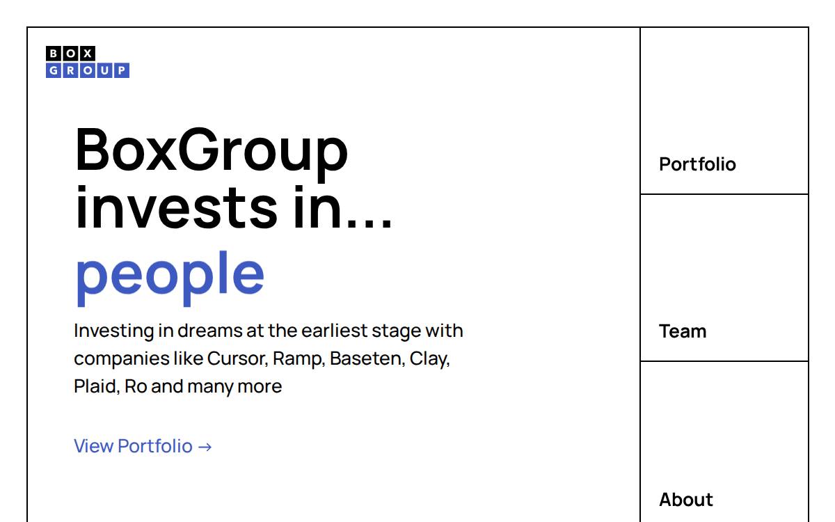 BoxGroup website preview