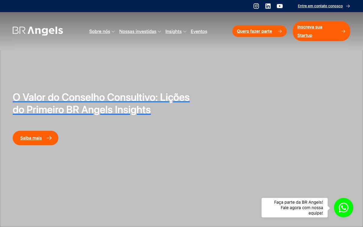 BR Angels website preview