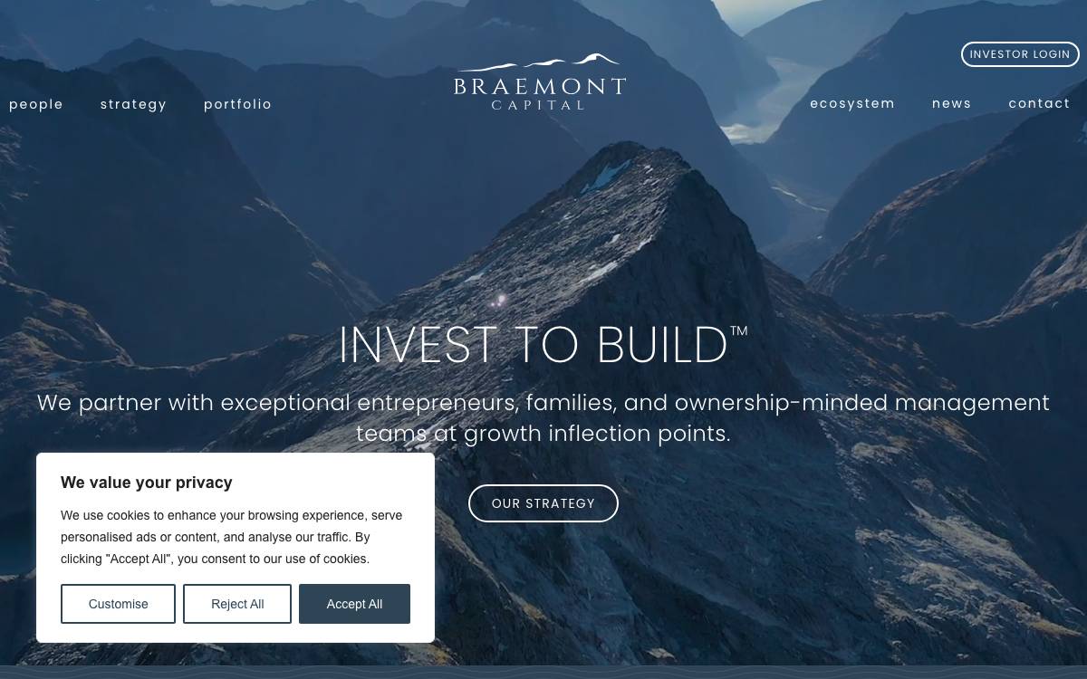 Braemont Capital website preview
