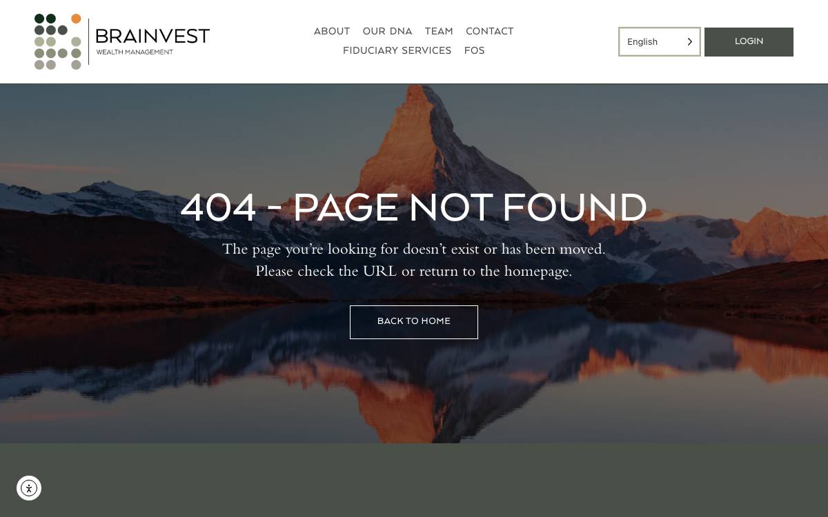 Brainvest Wealth Management website preview