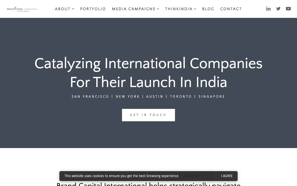 Brand Capital International website preview