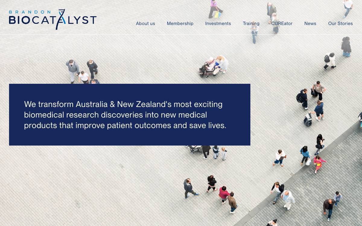 Brandon BioCatalyst website preview