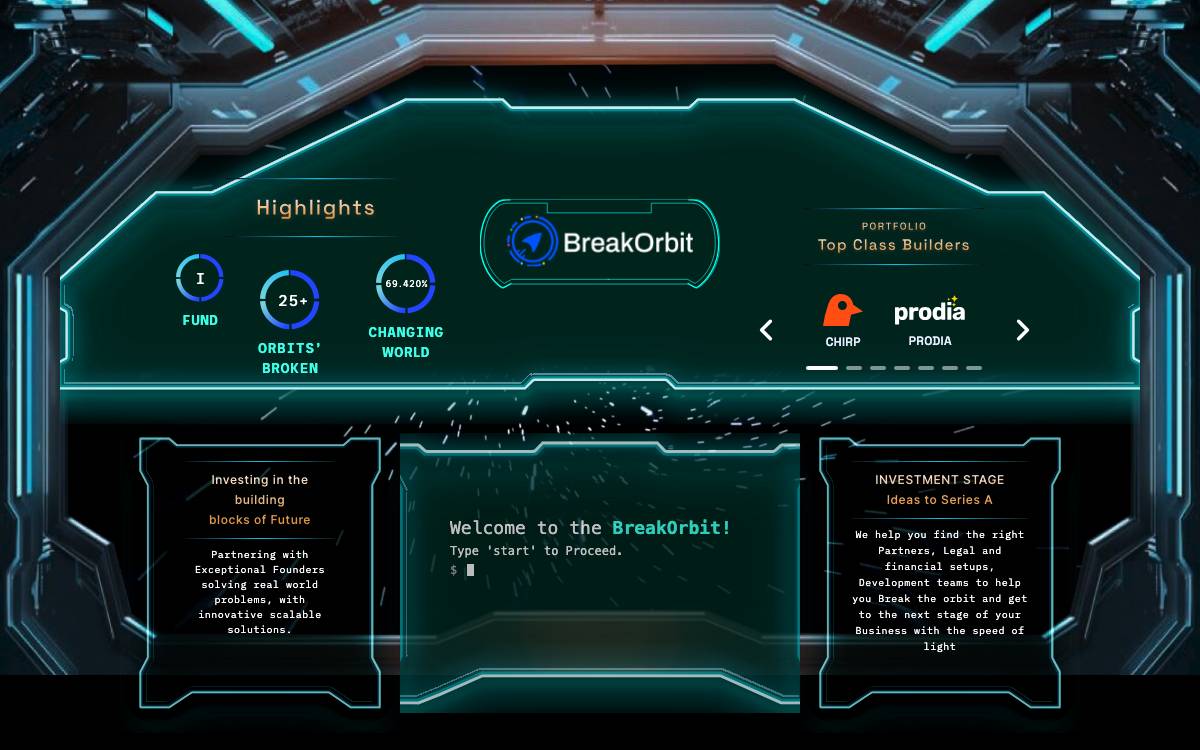 BreakOrbit website preview