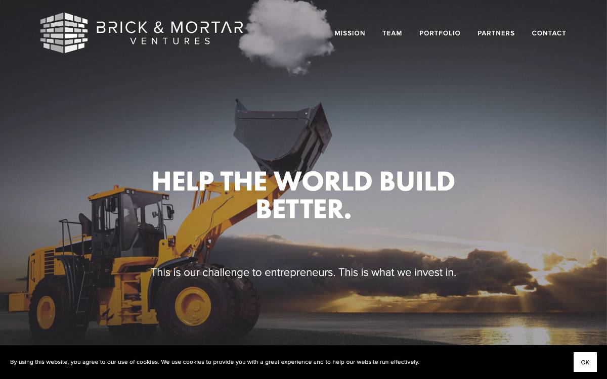 Brick Mortar Ventures website preview