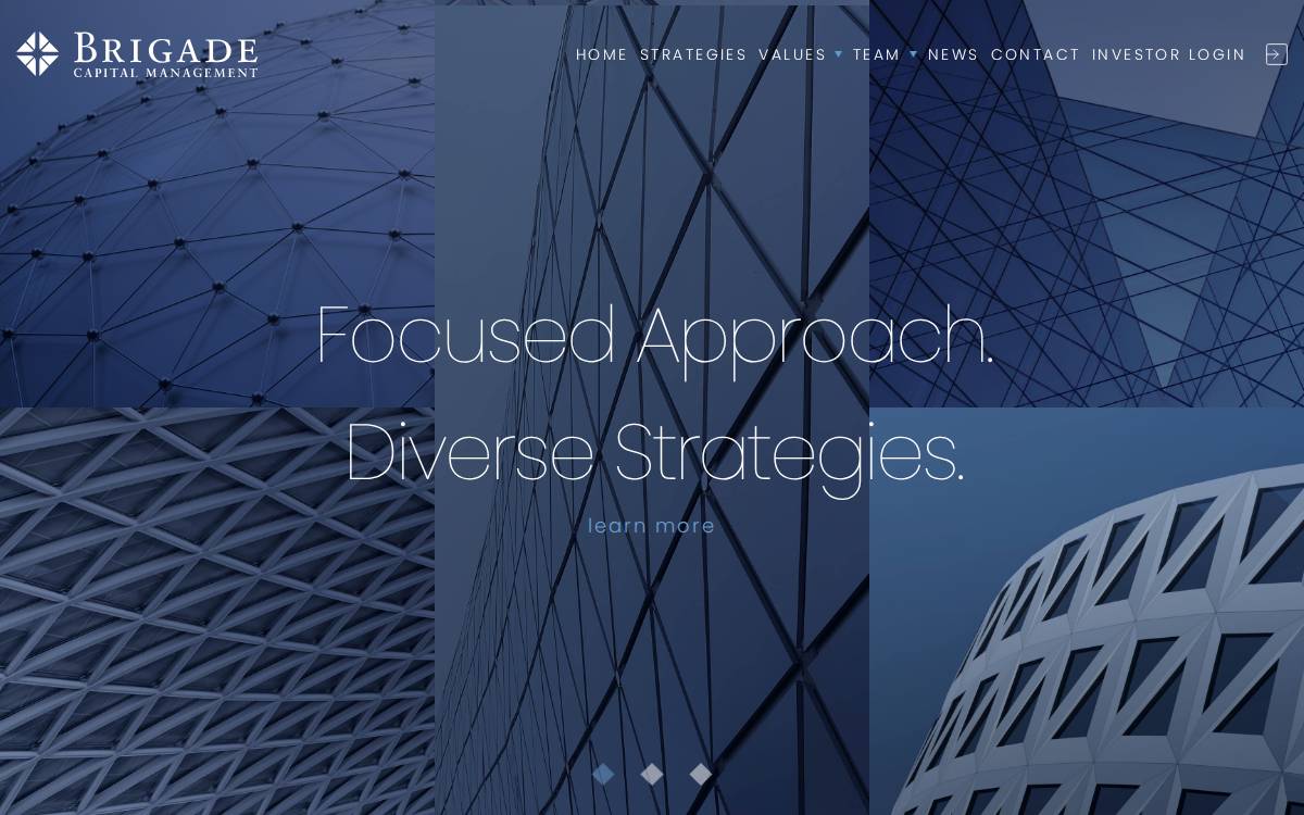 Brigade Capital Management website preview