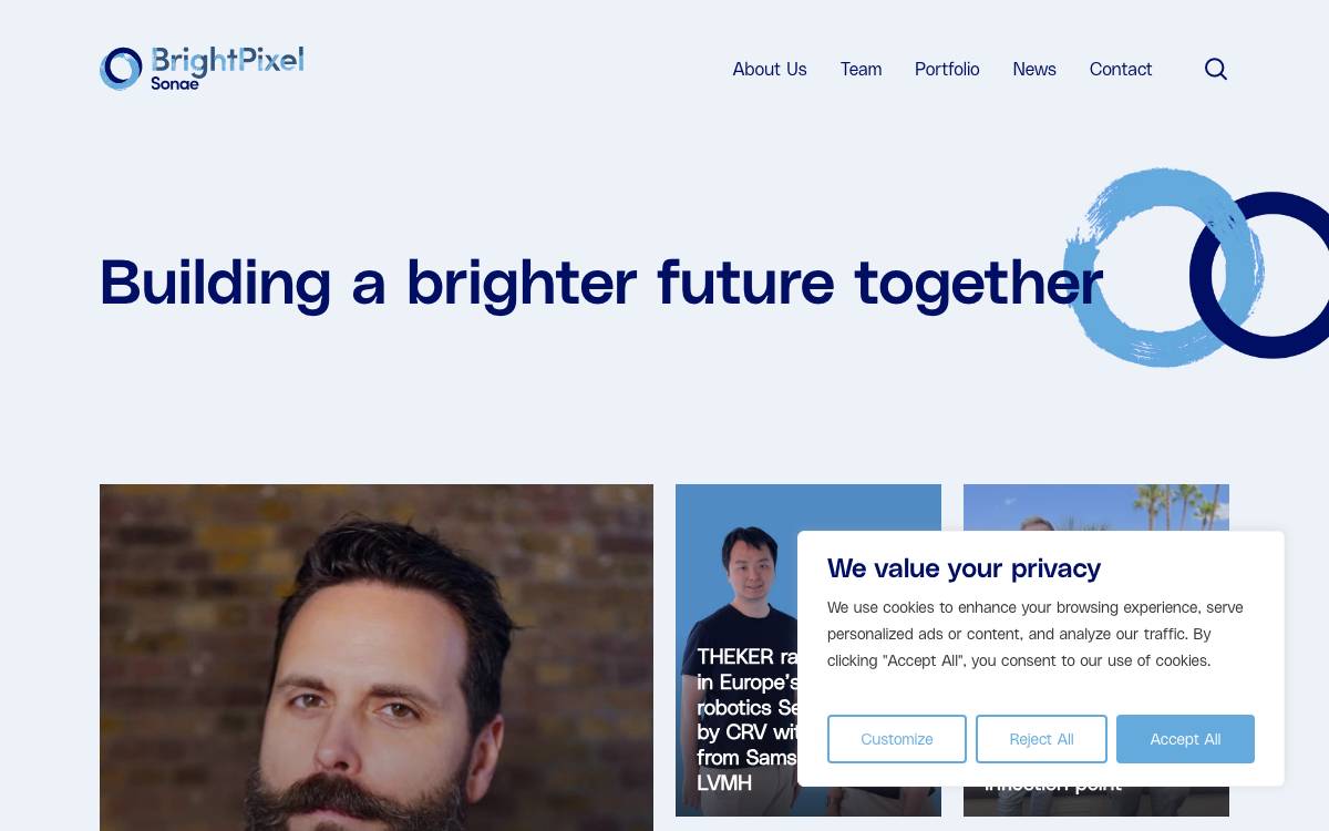 Bright Pixel Capital website preview