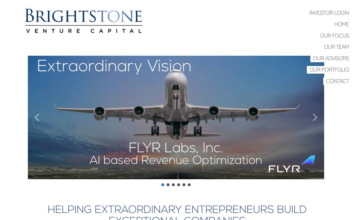 Brightstone Venture Capital website preview