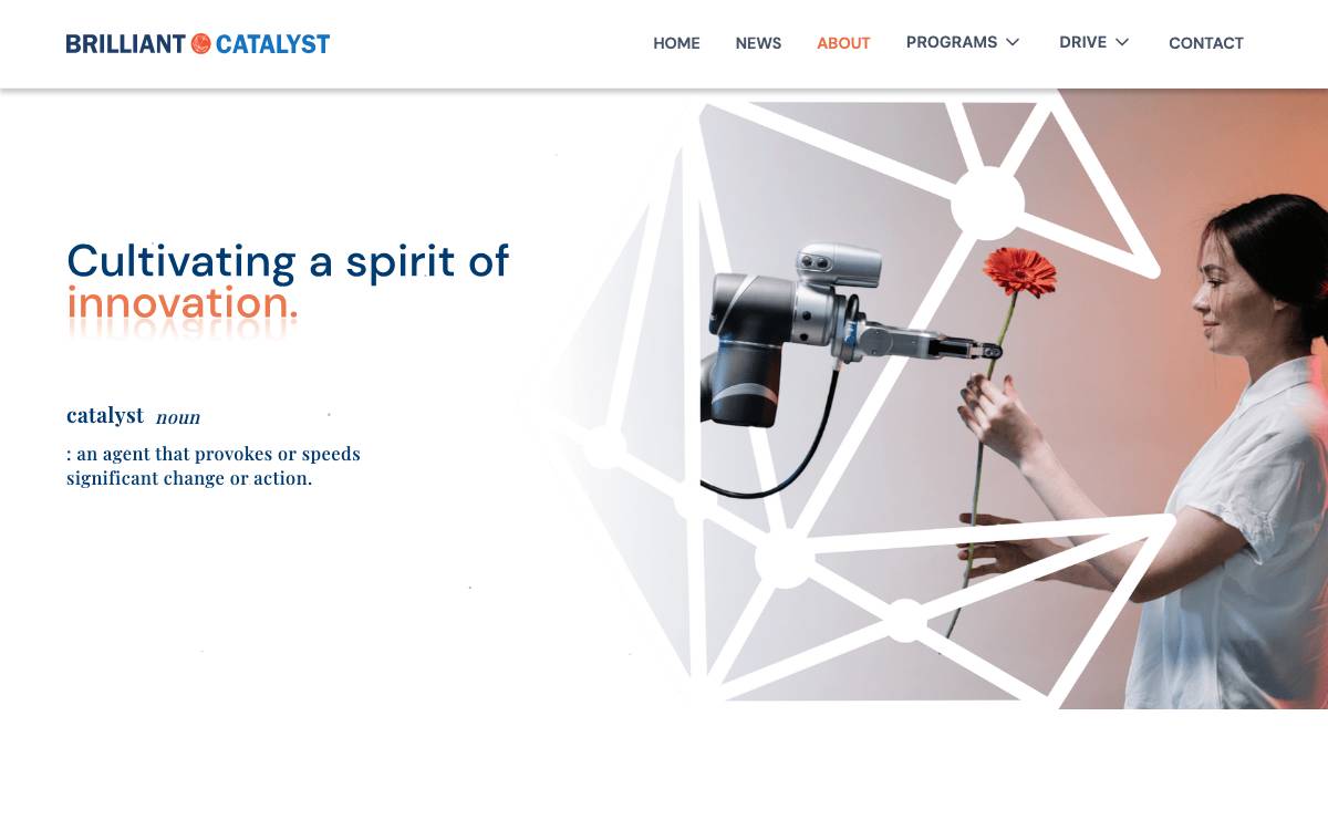 Brilliant Catalyst website preview