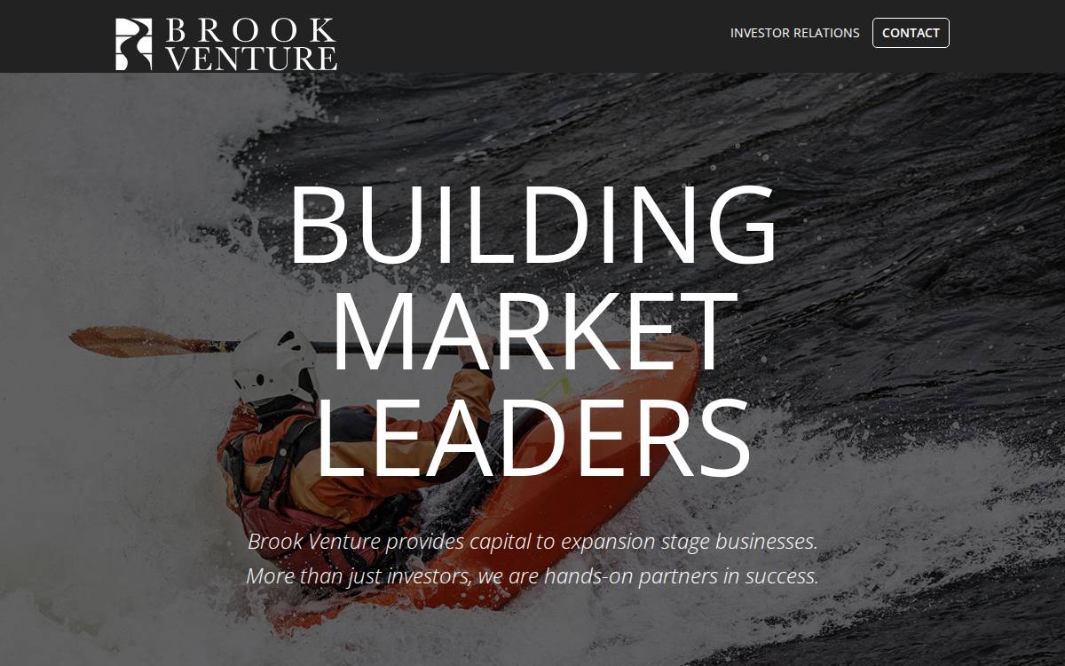 Brook Venture Partners website preview
