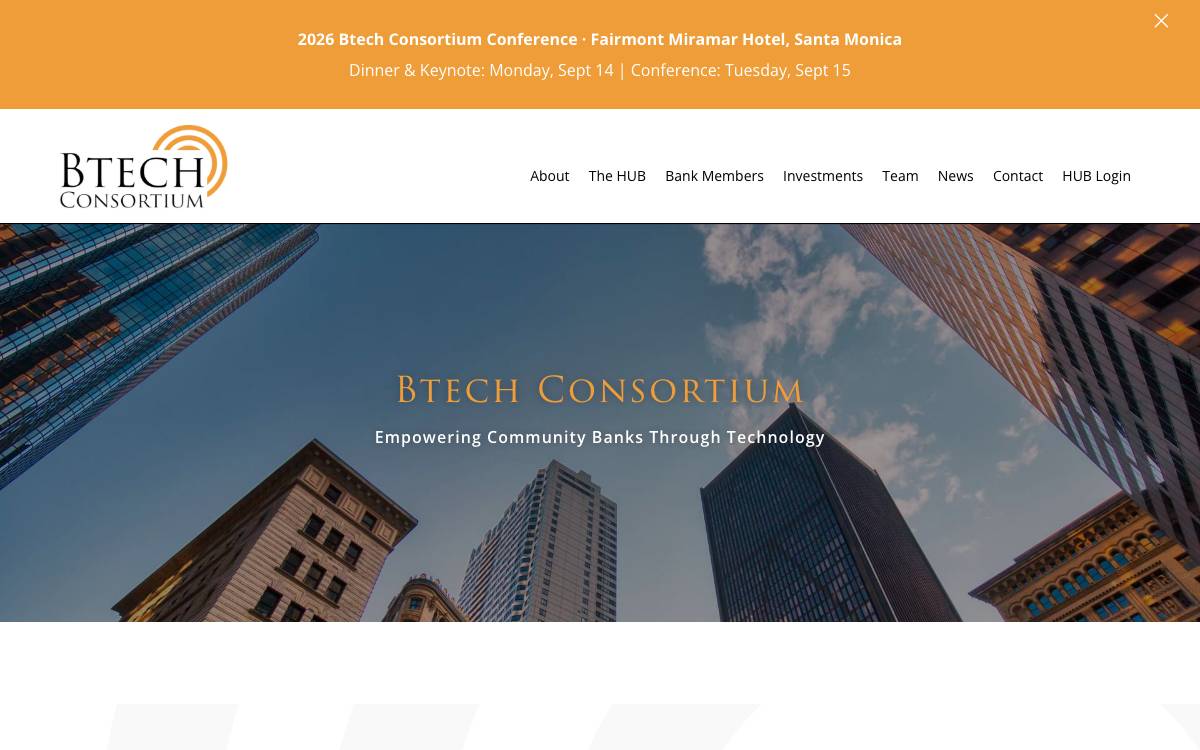 BTECH CONSORTIUM website preview