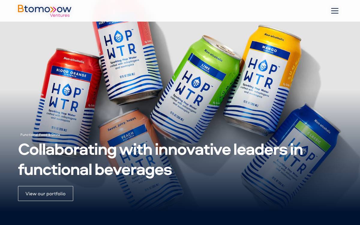 Btomorrow Ventures website preview