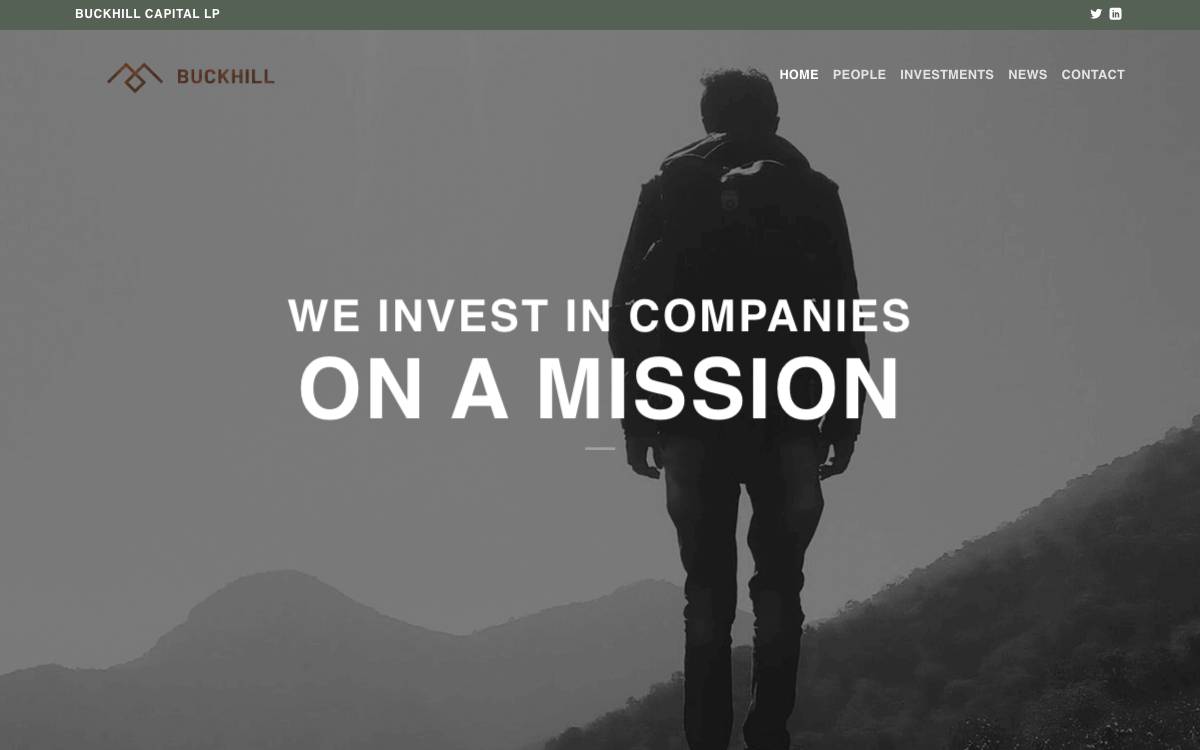 Buckhill Capital website preview