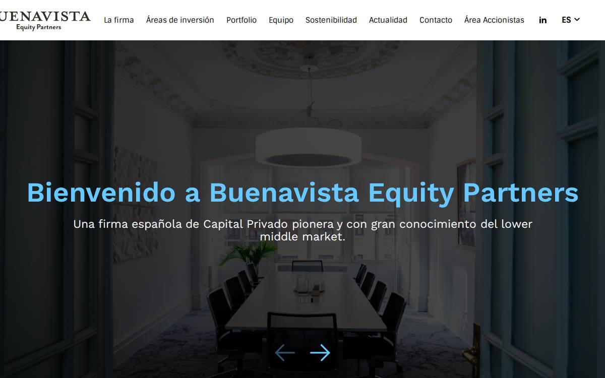 Buenavista Equity Partners website preview