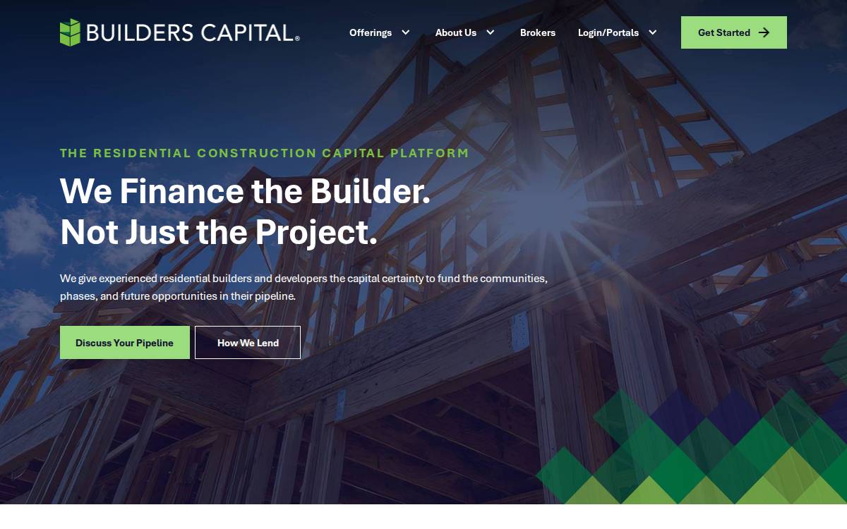 Builders Capital website preview