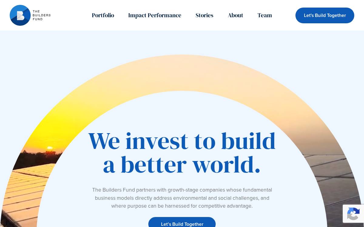Builders Fund website preview