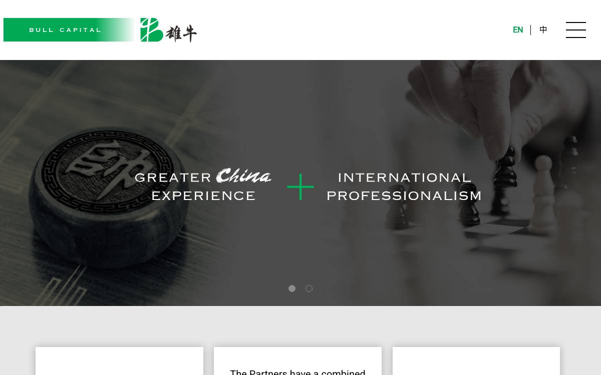Bull Capital website preview