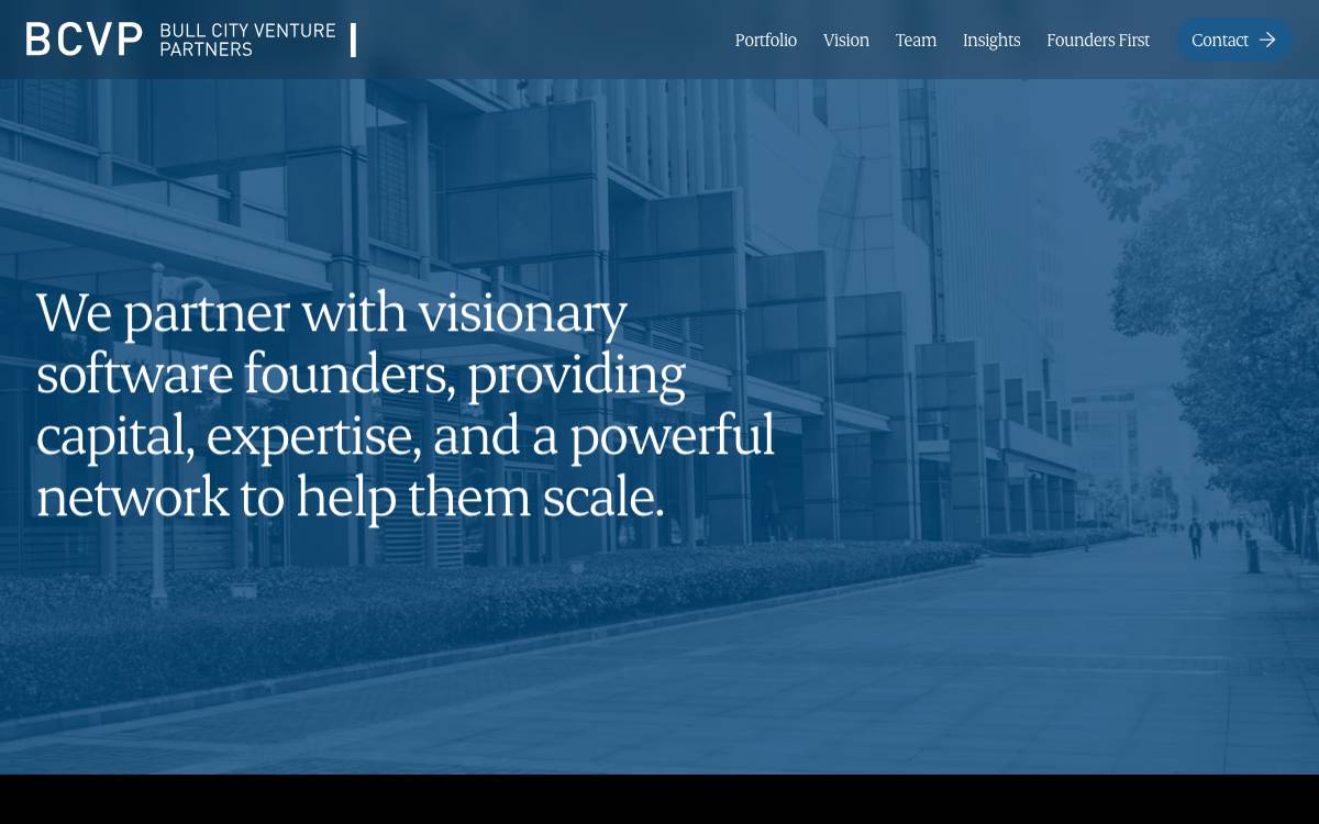 Bull City Venture Partners website preview