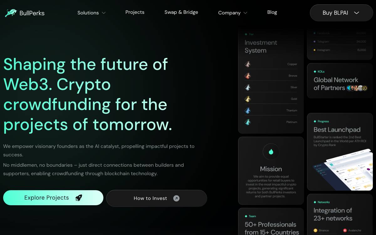 BullPerks website preview