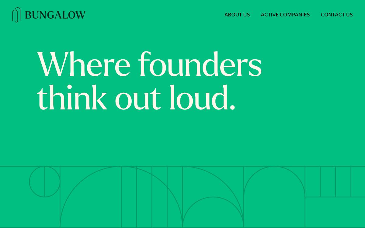 Bungalow Capital website preview