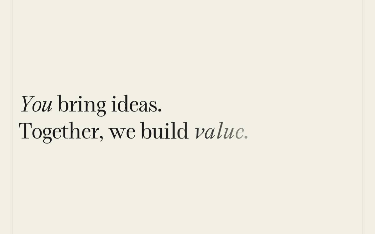bValue Venture Capital website preview