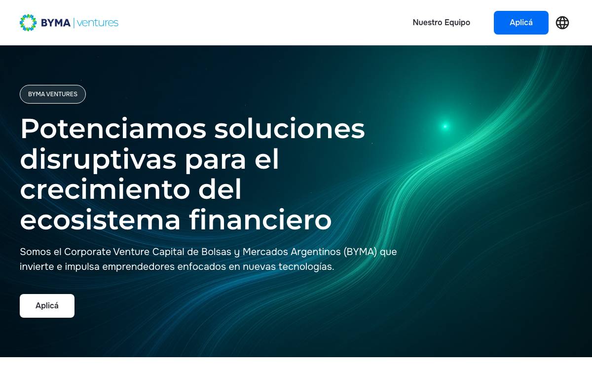 BYMA Ventures website preview