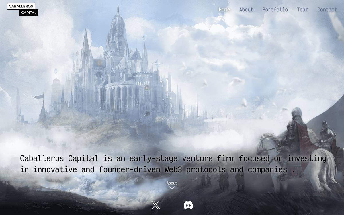 Caballeros Capital website preview