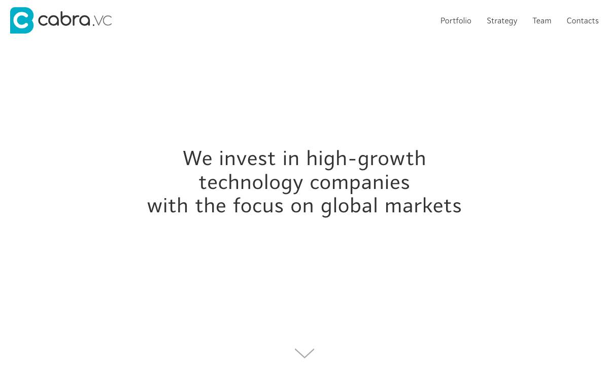 Cabra VC website preview