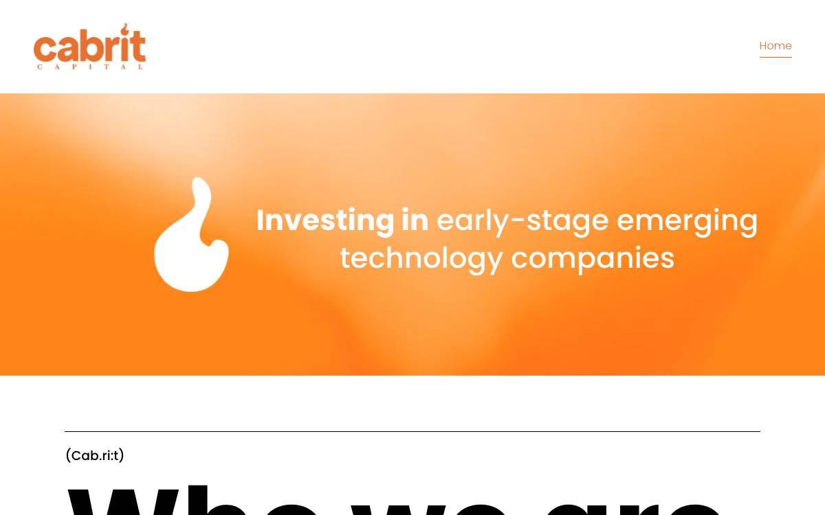 Cabrit Capital website preview