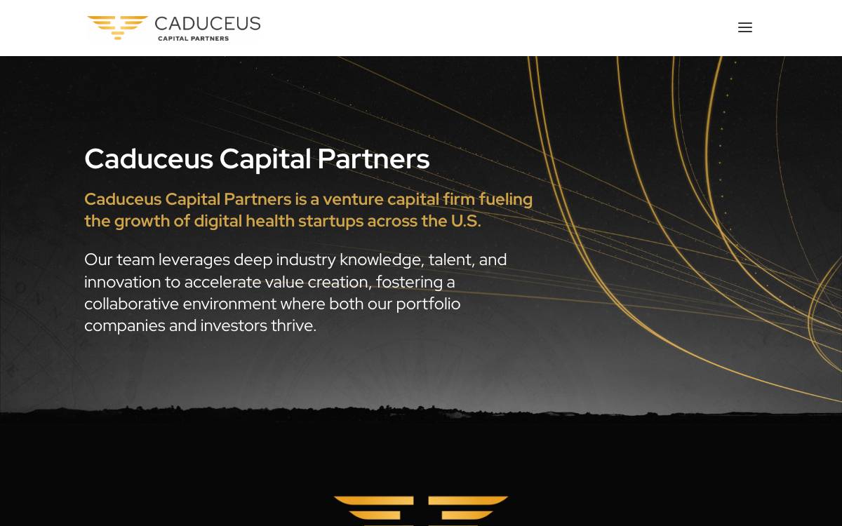 Caduceus Capital Partners website preview