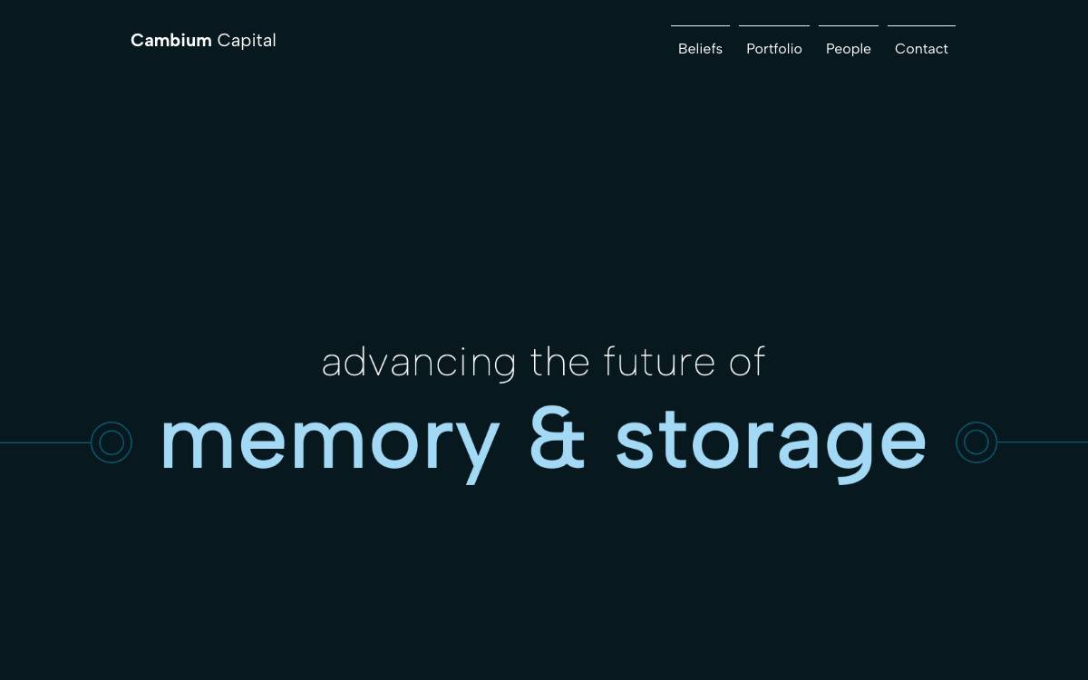 Cambium Capital website preview
