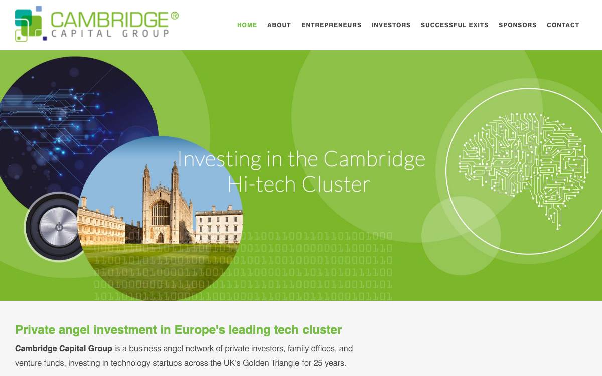 Cambridge Capital Group website preview